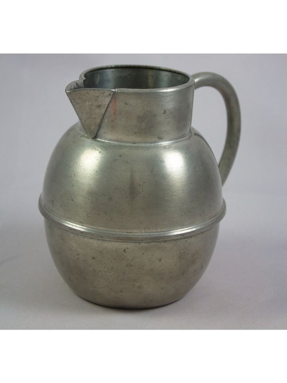 Vintage New World Pewter Cream Pitcher 1970s-80s 4.5" Tall